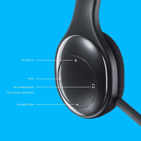 Logitech H800 Bluetooth WIRELESS HEADSET Voor computers, smartphones en tablets (981-000338)