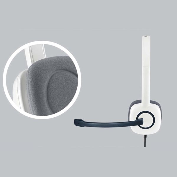 Logitech H150 Headset Bedraad Hoofdband Kantoor/callcenter Wit (981-000350)