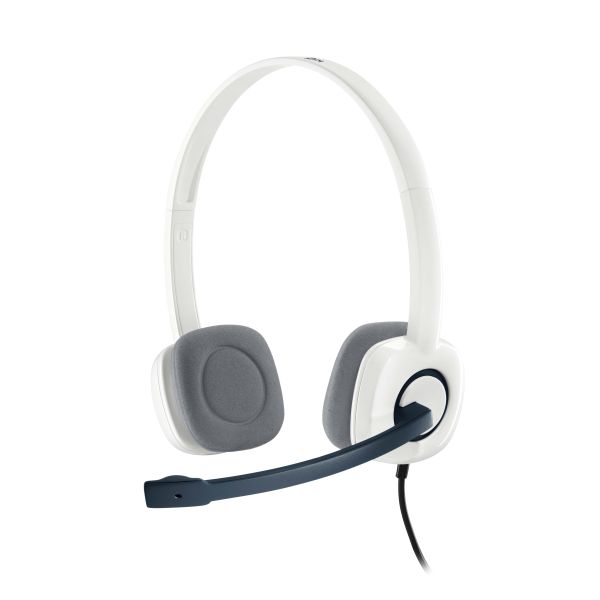 Logitech H150 Headset Bedraad Hoofdband Kantoor/callcenter Wit (981-000350)