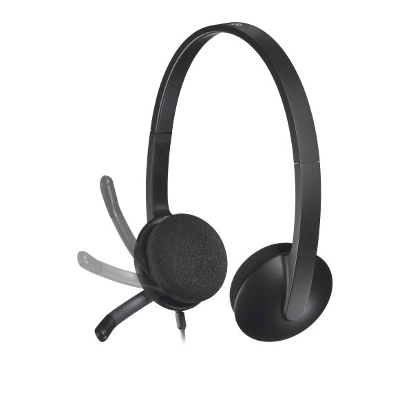 Logitech H340 USB Computer Headset Met digitale audio (981-000475)