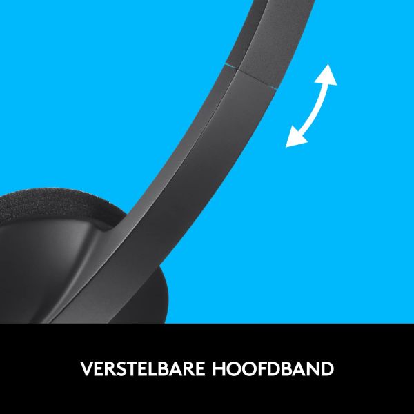 Logitech H340 USB Computer Headset Met digitale audio (981-000475)