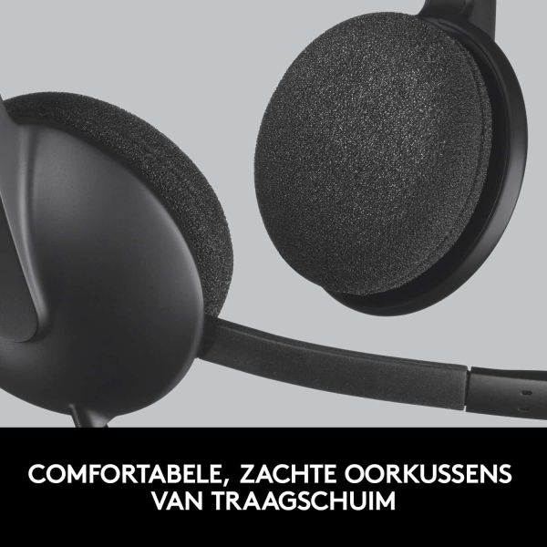 Logitech H340 USB Computer Headset Met digitale audio (981-000475)