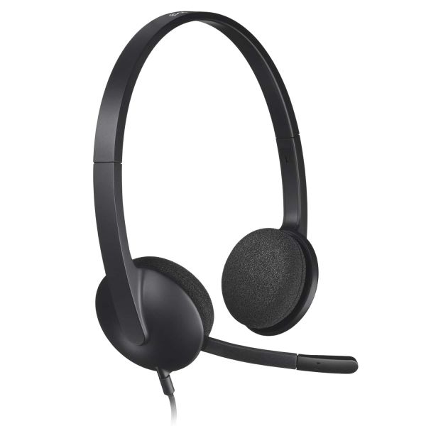 Logitech H340 USB Computer Headset Met digitale audio (981-000475)