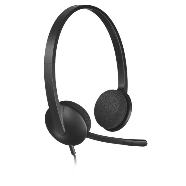 Logitech H340 USB Computer Headset Met digitale audio (981-000475)