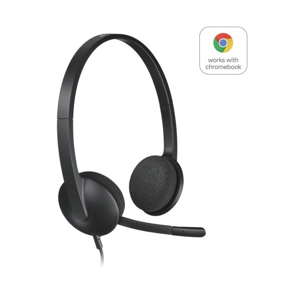 Logitech H340 USB Computer Headset Met digitale audio (981-000475)