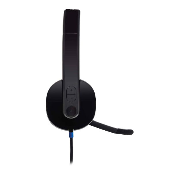 Logitech H540 USB Computer Headset Met high-definition geluid en knoppen op het oorstuk (981-000480)