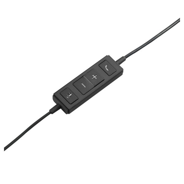 Logitech H570e Headset Bedraad Hoofdband Kantoor/callcenter USB Type-A Zwart (981-000571)