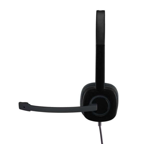 Logitech H151 Stereo Headset voor meerdere apparaten met bediening op de draad (981-000589)