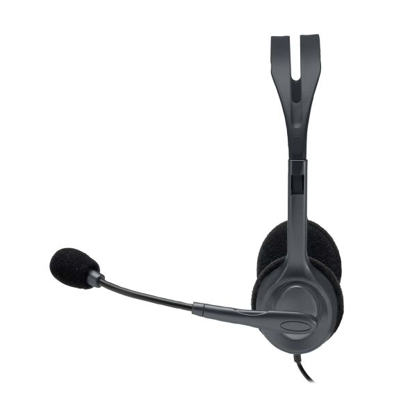Logitech H111 Headset Bedraad Hoofdband Kantoor/callcenter Grijs (981-000593)