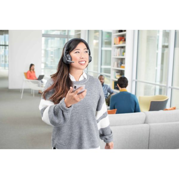 Logitech Zone Headset Draadloos Hoofdband Kantoor/callcenter Bluetooth Grafiet (981-000914)