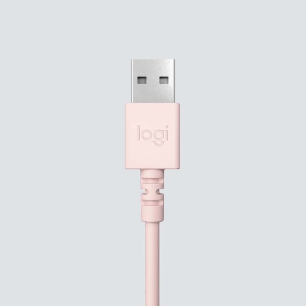 Logitech H390 Headset Bedraad Hoofdband Kantoor/callcenter USB Type-A Roze (981-001281)