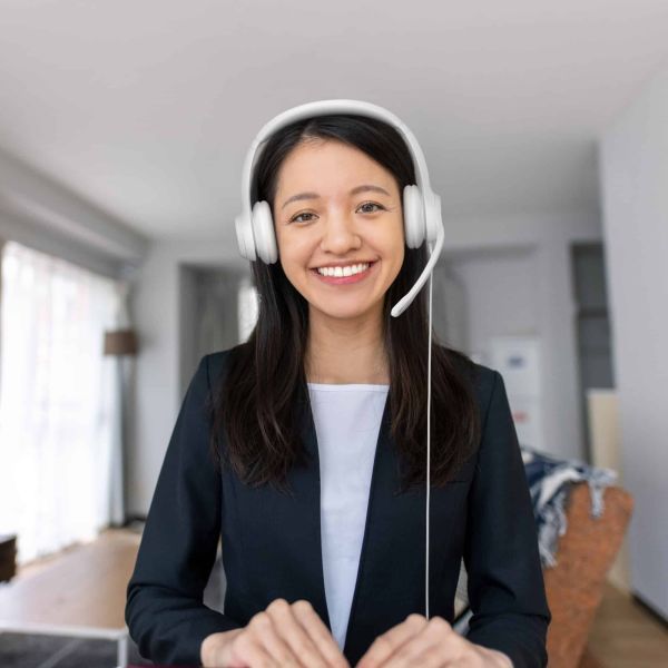 Logitech H390 Headset Bedraad Hoofdband Kantoor/callcenter USB Type-A Wit (981-001286)