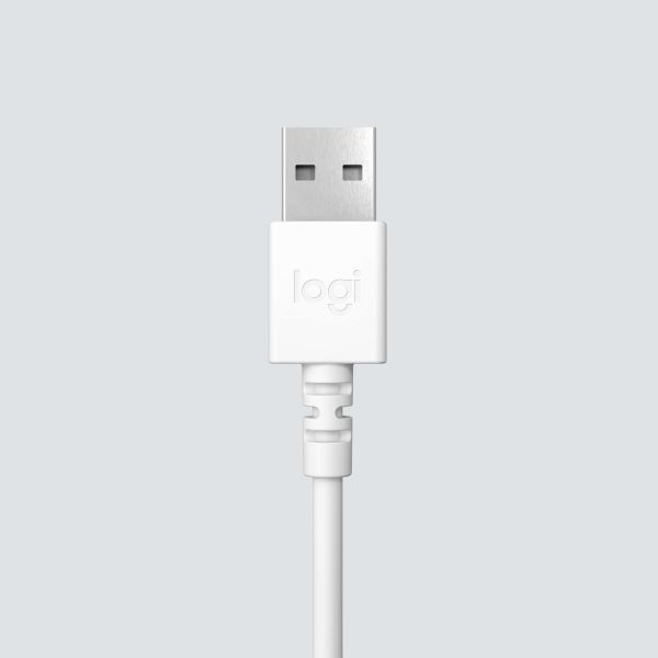Logitech H390 Headset Bedraad Hoofdband Kantoor/callcenter USB Type-A Wit (981-001286)