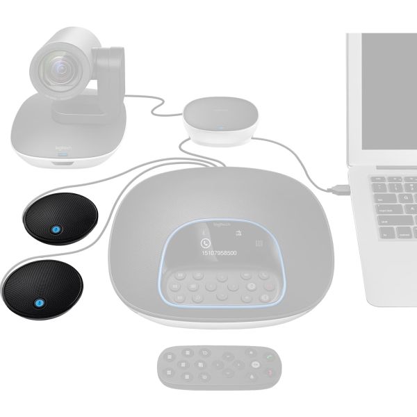 Logitech Expansion Microphone Zwart Tafelmicrofoon (989-000171)