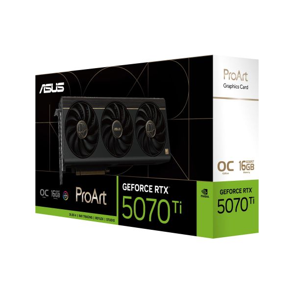 ASUS ProArt -RTX5070TI-O16G NVIDIA GeForce RTX 5070 Ti 16 GB GDDR7 (90YV0NR0-M0NA00)