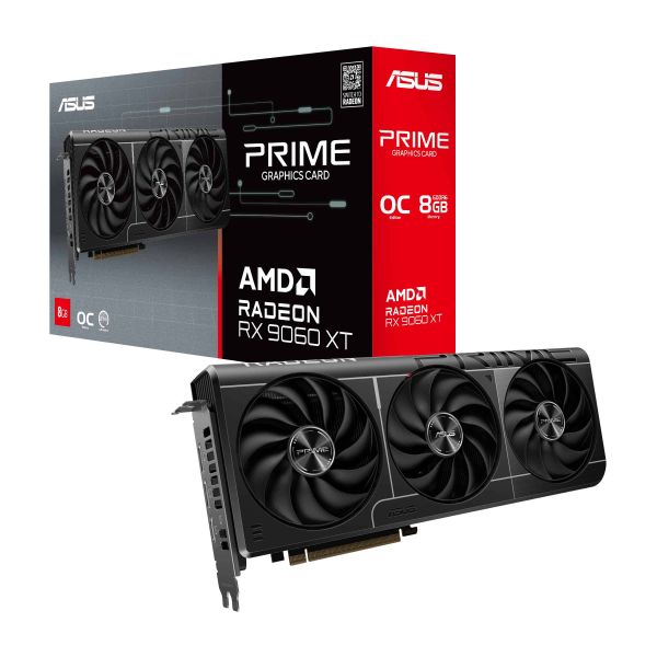 ASUS Prime -RX9060XT-O8G AMD Radeon RX 9060 XT 8 GB GDDR6 (90YV0NU0-M0NA00)