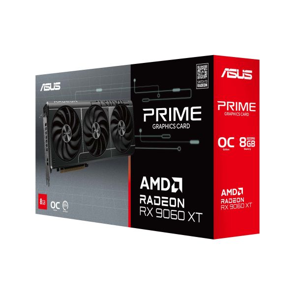 ASUS Prime -RX9060XT-O8G AMD Radeon RX 9060 XT 8 GB GDDR6 (90YV0NU0-M0NB00)  ASUS Prime -RX9060XT-O8G AMD Radeon RX 9060 XT 8 GB GDDR6 (90YV0NU0-M0NB00)