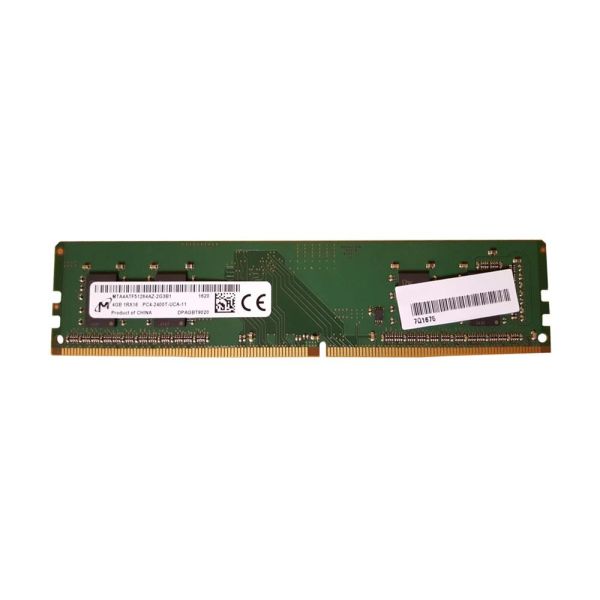MICRON 4GB (1*4GB) 1RX16 PC4-19200T-U DDR4-2400MHZ UDIMM (MTA4ATF51264AZ-2G3)