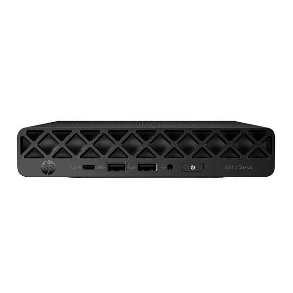 HP EliteDesk 8 Mini G1i U7265T32GB/1TBPC Intel Core Ultra 7 265T 32 GB DDR5-SDRAM 1 TB SSD Windows 11 Pro Mini PC AI PC Zwart (623H7ET#ABH) HP EliteDesk 8 Mini G1i U7265T32GB/1TBPC Intel Core Ultra 7 265T 32 GB DDR5-SDRAM 1 TB SSD Windows 11 Pro Mini PC AI PC Zwart (623H7ET#ABH)
