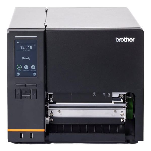 Brother TJ6421TN labelprinter Direct thermisch/Thermische overdracht Kleur 203 x 300 DPI 304,8 mm/sec Bedraad Ethernet LAN Wifi Bluetooth (TJ6421TNZ1)