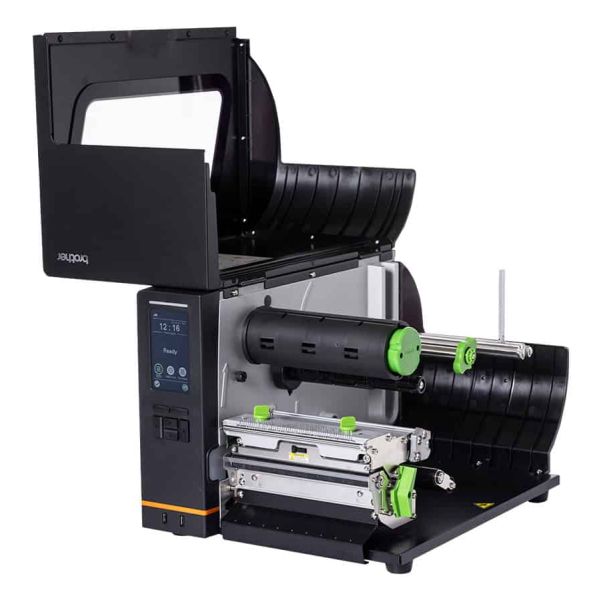 Brother TJ6421TN labelprinter Direct thermisch/Thermische overdracht Kleur 203 x 300 DPI 304,8 mm/sec Bedraad Ethernet LAN Wifi Bluetooth (TJ6421TNZ1)