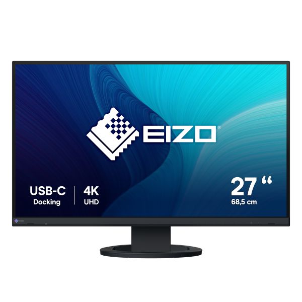 EIZO FlexScan EV2740S-BK computer monitor 68,6 cm (27") 3840 x 2160 Pixels 4K Ultra HD LCD Zwart (EV2740S-BK)