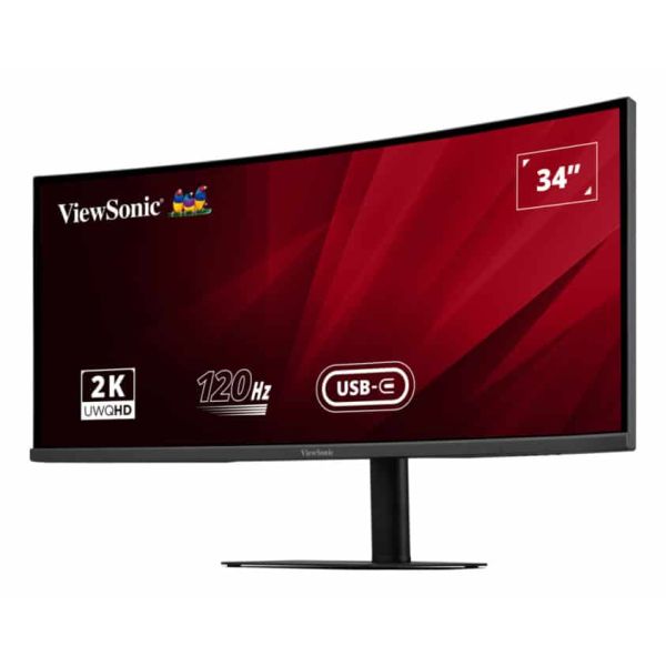 Viewsonic VA VA3420C LED display 86,4 cm (34") 3440 x 1440 Pixels UltraWide Quad HD Zwart (VA3420C (VS20506))