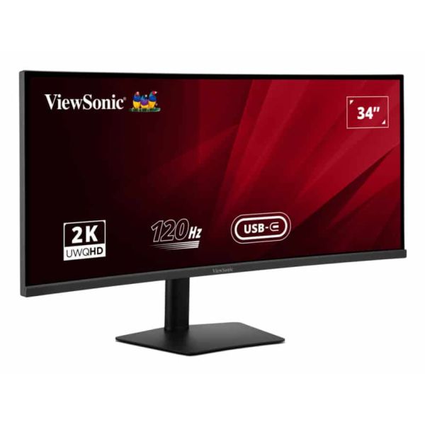 Viewsonic VA VA3420C LED display 86,4 cm (34") 3440 x 1440 Pixels UltraWide Quad HD Zwart (VA3420C (VS20506))