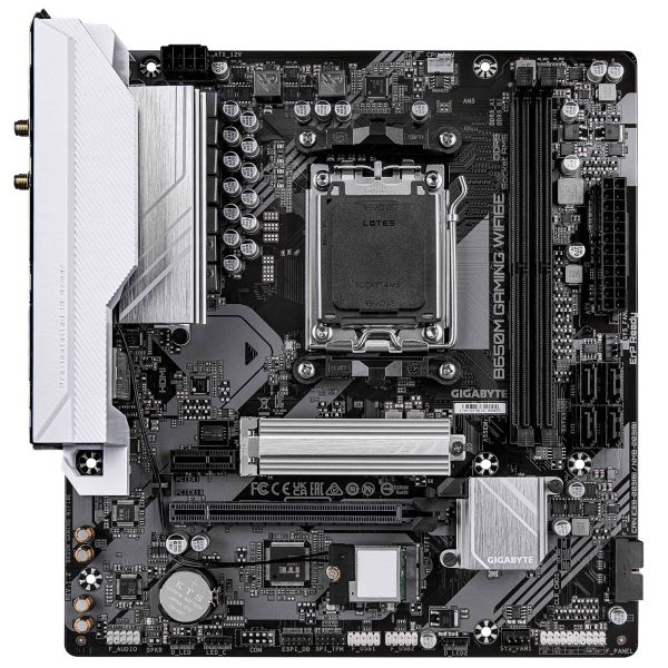 GIGABYTE B650M GAMING WIFI6E moederbord AMD B650 Socket AM5 micro ATX (B650M GAMING WIFI6E)