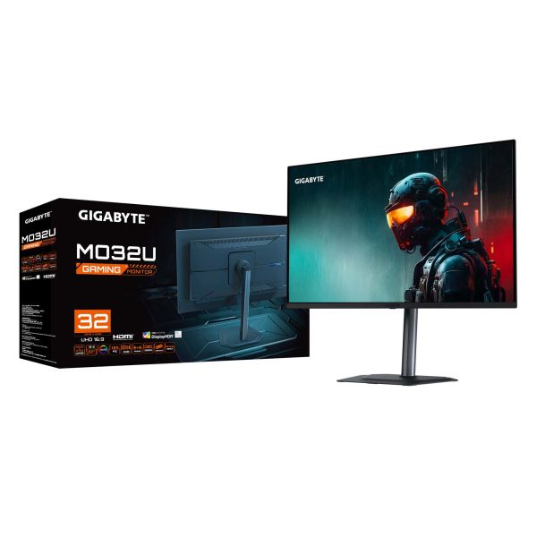GIGABYTE MO32U computer monitor 80 cm (31.5") 3840 x 2160 Pixels 4K Ultra HD OLED Zwart (MO32U EK)
