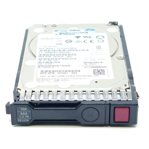 HP 1.2TB 10K SAS 12Gb/s 2.5" Hard Drive (EG001200JWJNQ)