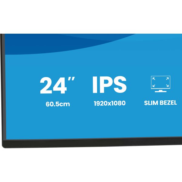 iiyama ProLite X2492HSU-B1 computer monitor 61 cm (24") 1920 x 1080 Pixels Full HD LED Zwart (X2492HSU-B1)