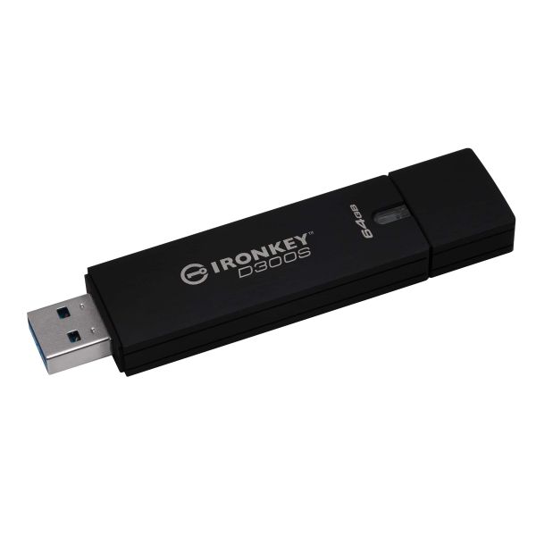 Kingston Technology IronKey 64GB D300S AES 256 XTS versleutelde usb-stick (IKD300S/64GB)