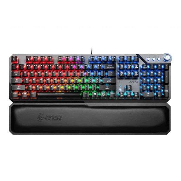 MSI VIGOR GK71 SONIC toetsenbord Gamen USB QWERTY US International Zwart (S11-04US271-CLA) MSI VIGOR GK71 SONIC toetsenbord Gamen USB QWERTY US International Zwart (S11-04US271-CLA)