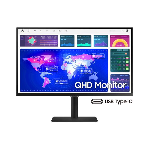 Samsung 27" ViewFinity S6 S60UA QHD Monitor (LS27A600UUUXEN)