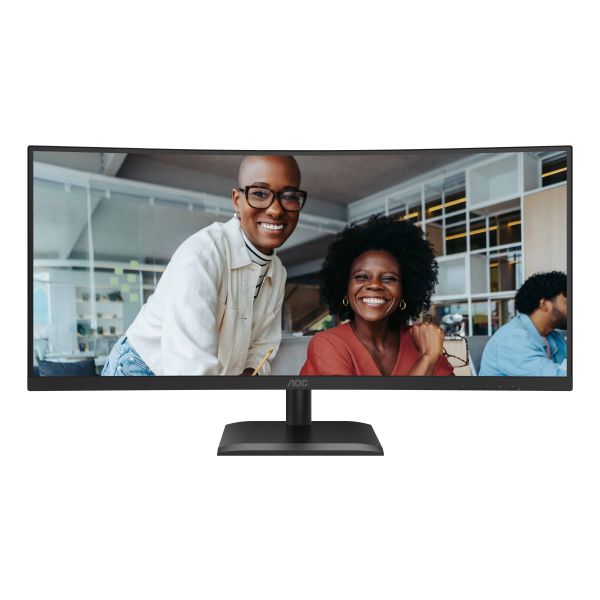 AOC E4 CU34E4CV computer monitor 86,4 cm (34") 3440 x 1440 Pixels UltraWide Quad HD LCD Zwart (CU34E4CV)