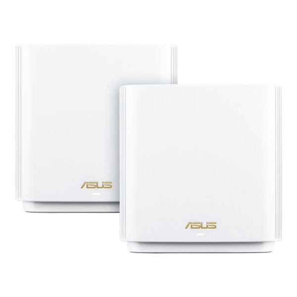 ASUS ZenWiFi AX XT8 (W-2-PK) draadloze router Gigabit Ethernet Tri-band (2.4 GHz / 5 GHz / 5 GHz) Wit
