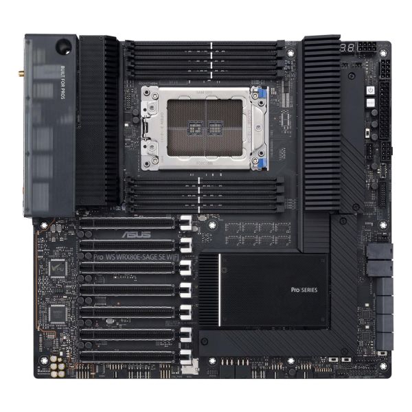 ASUS Pro WS WRX80E-SAGE SE WIFI II AMD WRX80 Socket sWRX8 Verlengd ATX (90MB1E60-M0EAY0)