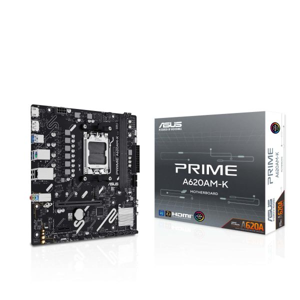 ASUS PRIME A620AM-K AMD A620A Socket AM5 micro ATX (90MB1GX0-M0EAY0)