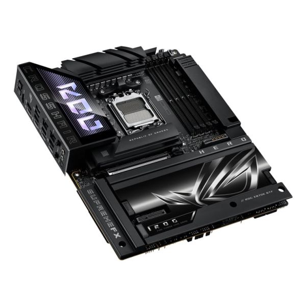 ASUS ROG CROSSHAIR X870E HERO BTF AMD X870E Socket AM5 ATX (90MB1MX0-M0EAY0)  ASUS ROG CROSSHAIR X870E HERO BTF AMD X870E Socket AM5 ATX (90MB1MX0-M0EAY0)
