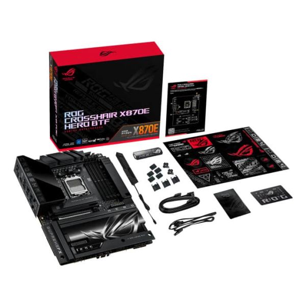 ASUS ROG CROSSHAIR X870E HERO BTF AMD X870E Socket AM5 ATX (90MB1MX0-M0EAY0)  ASUS ROG CROSSHAIR X870E HERO BTF AMD X870E Socket AM5 ATX (90MB1MX0-M0EAY0)