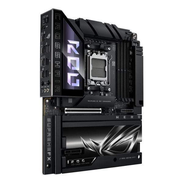 ASUS ROG CROSSHAIR X870E HERO BTF AMD X870E Socket AM5 ATX (90MB1MX0-M0EAY0)  ASUS ROG CROSSHAIR X870E HERO BTF AMD X870E Socket AM5 ATX (90MB1MX0-M0EAY0)