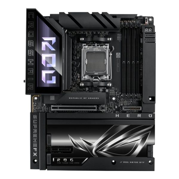 ASUS ROG CROSSHAIR X870E HERO BTF AMD X870E Socket AM5 ATX (90MB1MX0-M0EAY0) ASUS ROG CROSSHAIR X870E HERO BTF AMD X870E Socket AM5 ATX (90MB1MX0-M0EAY0)