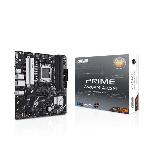 ASUS PRIME A620AM-A-CSM AMD A620A Socket AM5 micro ATX (90MB1MY0-M0EAYC)