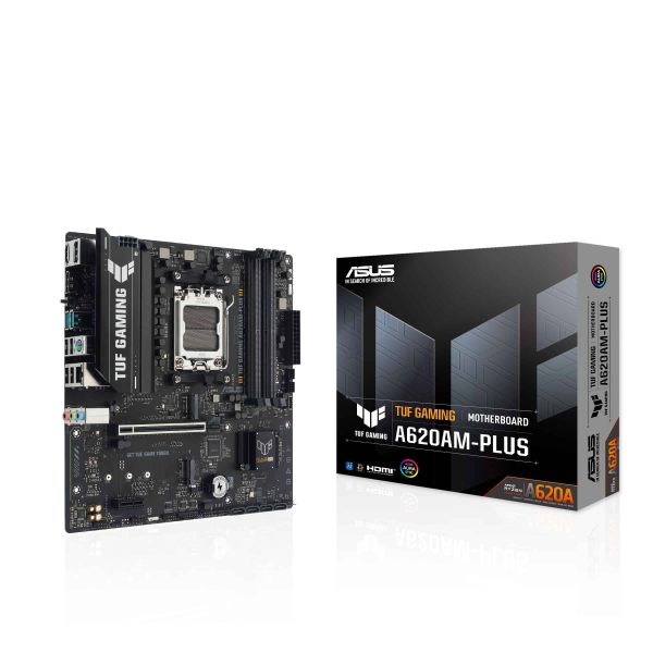 ASUS TUF GAMING A620AM-PLUS AMD A620A Socket AM5 micro ATX (90MB1N30-M0EAY0)  ASUS TUF GAMING A620AM-PLUS AMD A620A Socket AM5 micro ATX (90MB1N30-M0EAY0)