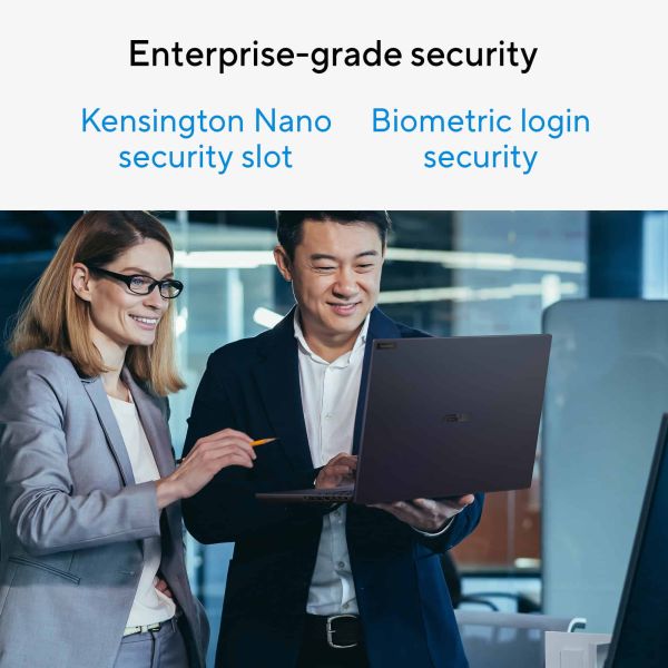 ASUS ExpertBook B3 B3604CVA-QZ1867XA Intel Core 5 120U Laptop 40,6 cm (16") WQXGA 8 GB DDR5-SDRAM 256 GB SSD Wi-Fi 6E (802.11ax) Windows 11 Pro Education US International Zwart (90NX07B1-M021K0)