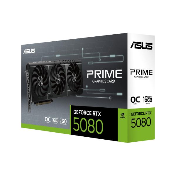ASUS Prime -RTX5080-O16G NVIDIA GeForce RTX 5080 16 GB GDDR7 (90YV0LX0-M0NA00)