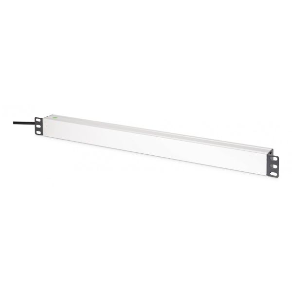 DIGITUS Steckdosenleiste 9-fach 19 Alu. 1HE 2m schwarz (DN-95438)