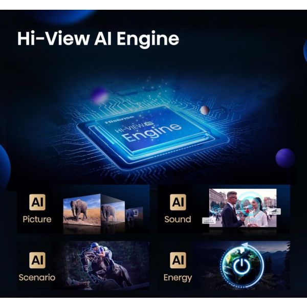 Hisense 50U7Q 127 cm (50") 4K Ultra HD Smart TV Wifi Zwart 450 cd/m² (20015613)