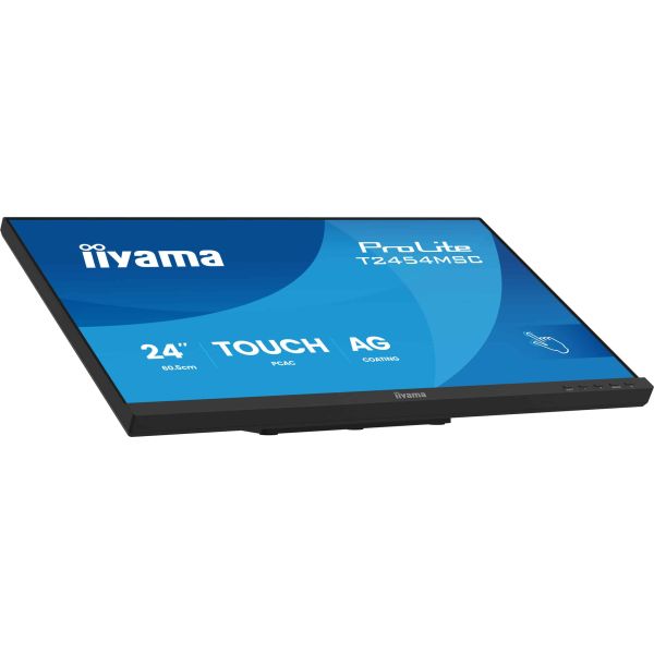 iiyama ProLite T2454MSC-B3AG computer monitor 60,5 cm (23.8") 1920 x 1080 Pixels Full HD LED Touchscreen Multi-gebruiker Zwart (T2454MSC-B3AG)